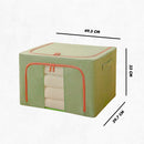 Caixa Organizadora de Roupas Multiuso Dobrável Verde