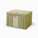 Caixa Organizadora de Roupas Multiuso Dobrável Verde