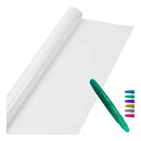 Lousa Adesiva PVC (branca) - 2,00m x 0,45m - Decorativo e Educativo